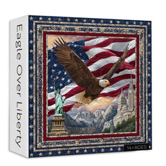 Eagle Over Liberty Jigsaw Puzzle 1000 Pieces
