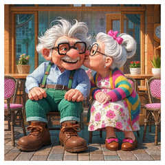 Sweet Café Kiss Jigsaw Puzzle 1000 Pieces