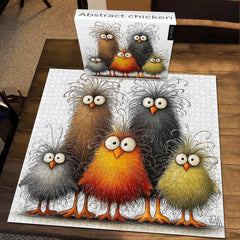 Abstract Chicken Jigsaw Puzzle 1000 Pieces