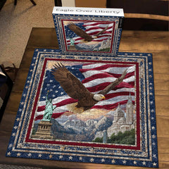 Eagle Over Liberty Jigsaw Puzzle 1000 Pieces