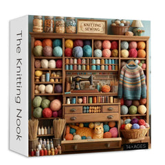 The Knitting Nook Jigsaw Puzzle 1000 Pieces
