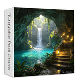 Turquoise Pool Grotto Jigsaw Puzzle 1000 Pieces