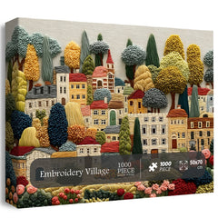 Embroidery Village Jigsaw Puzzle 1000 Pieces