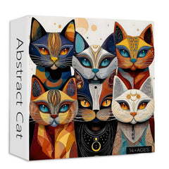 Abstract Cat Jigsaw Puzzle 1000 Pieces
