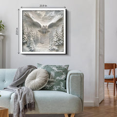 Owl In Snow Jigsaw Puzzle 1000 Pieces