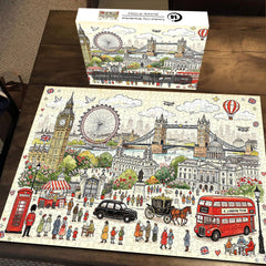 London City Wanderlust Jigsaw Puzzle 1000 Piece