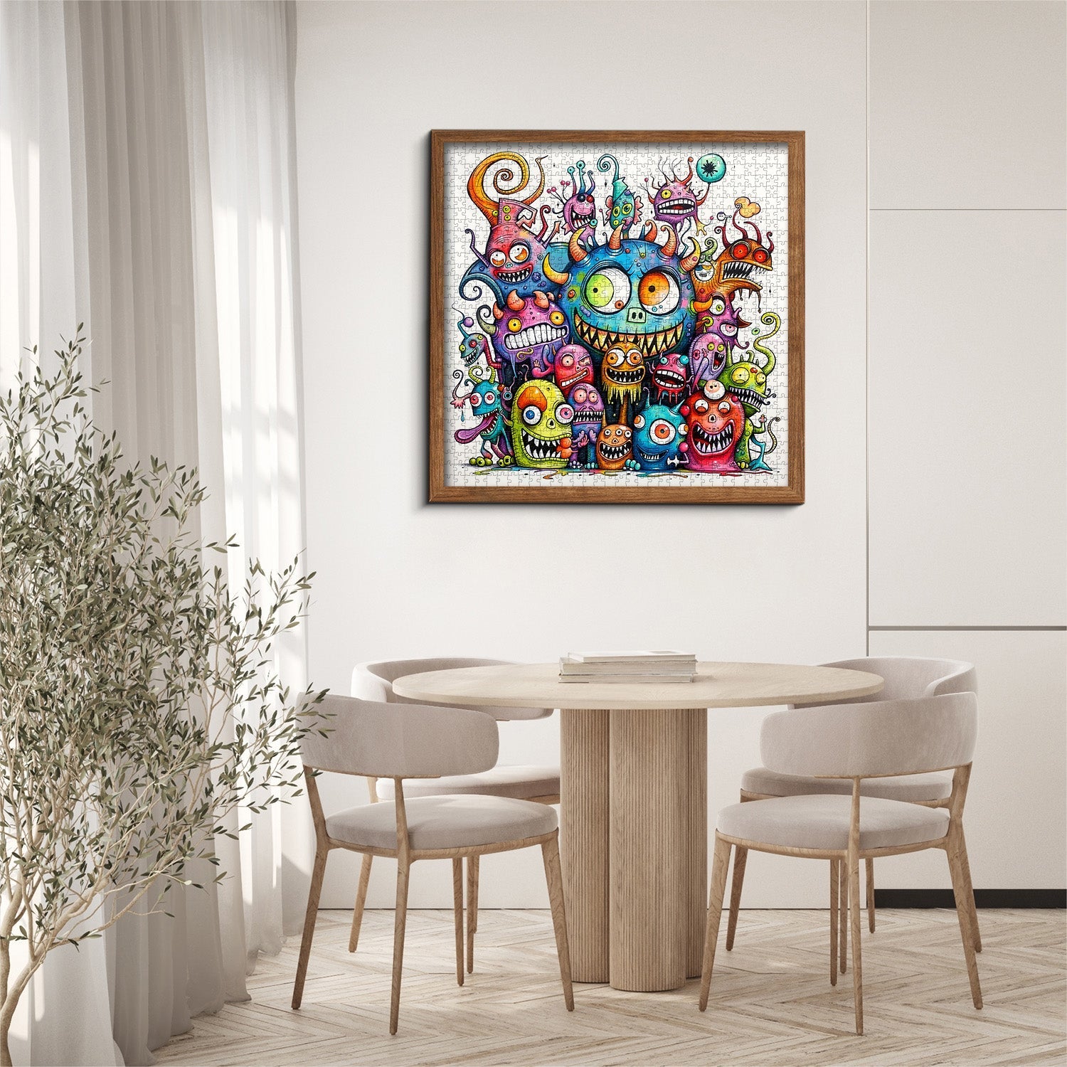Monster Family Jigsaw Puzzle 1000 Pieces