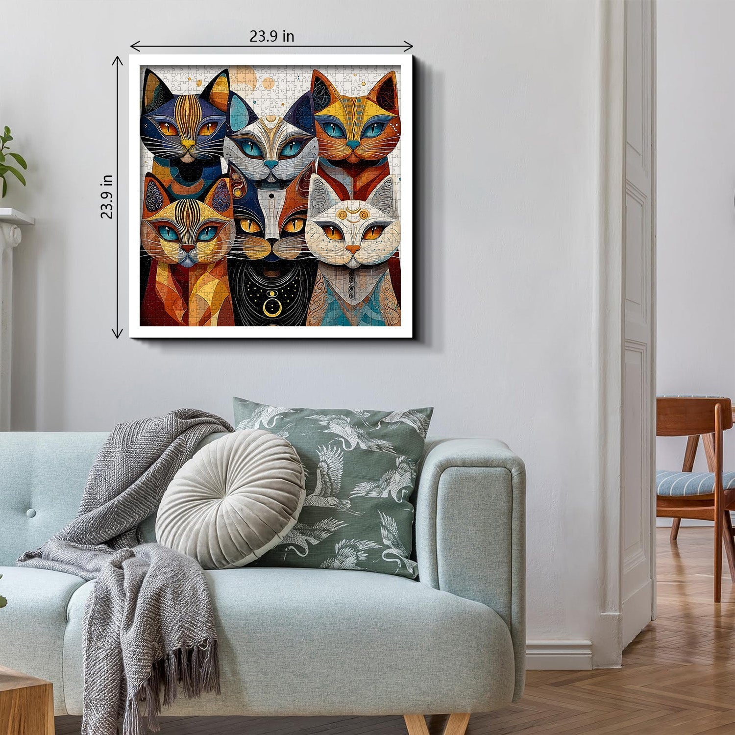 Abstract Cat Jigsaw Puzzle 1000 Pieces