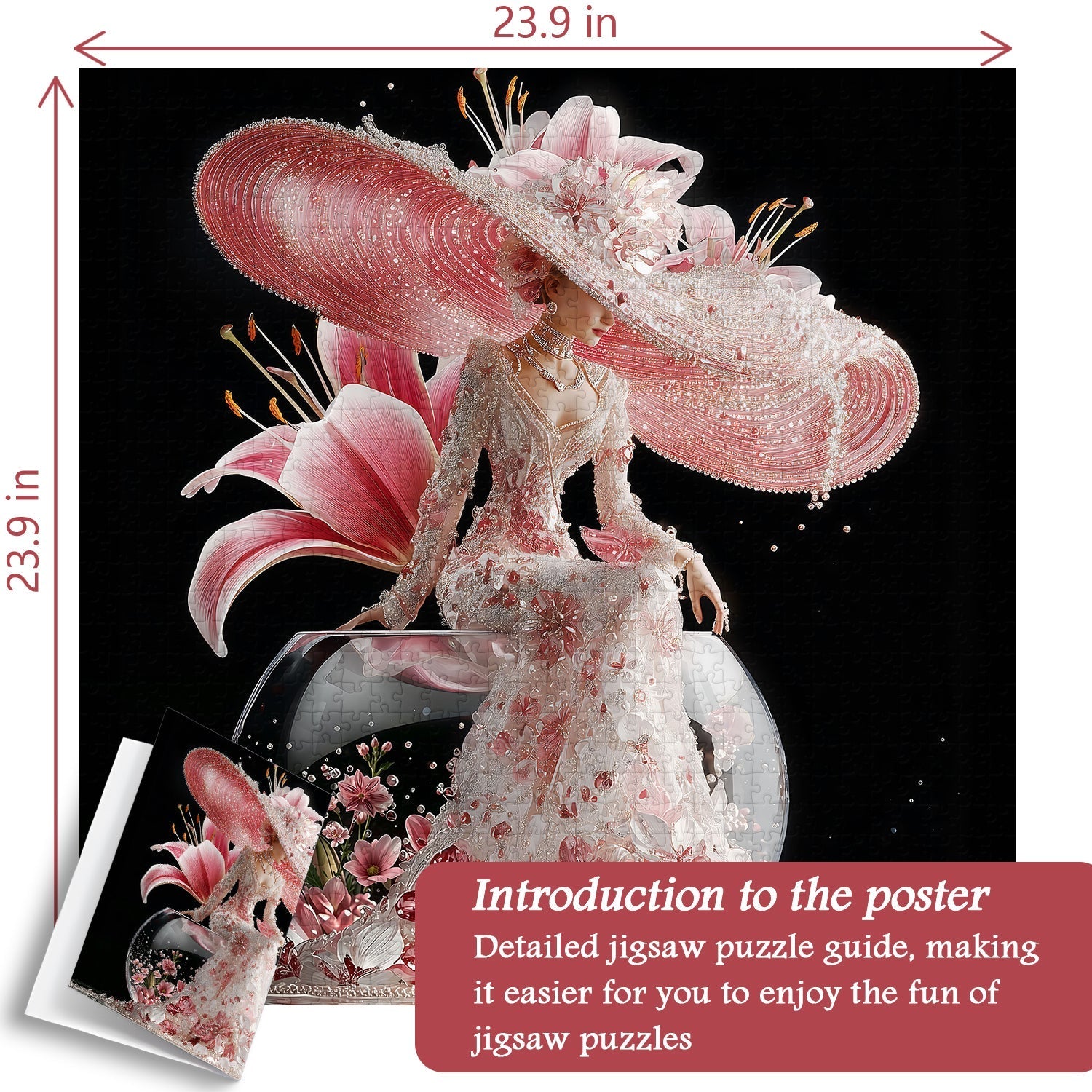 Blush Lily Jigsaw Puzzle 1000 Pieces