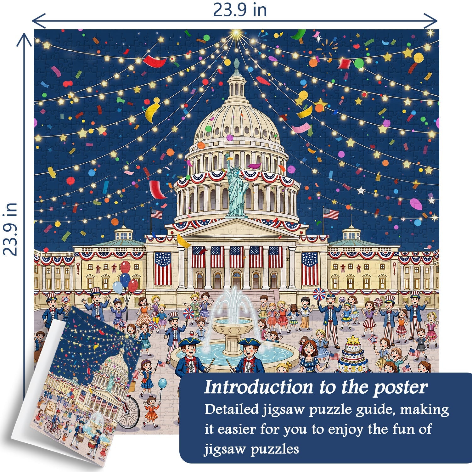 Fireworks & Freedom Jigsaw Puzzle 1000 Pieces