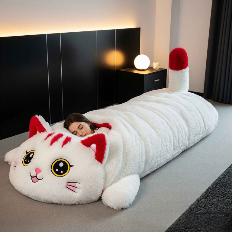 2025 Latest Fluffy Cat Sleeping Bags | Cozy, Cute & Purr-fectly Designed