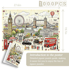 London City Wanderlust Jigsaw Puzzle 1000 Piece