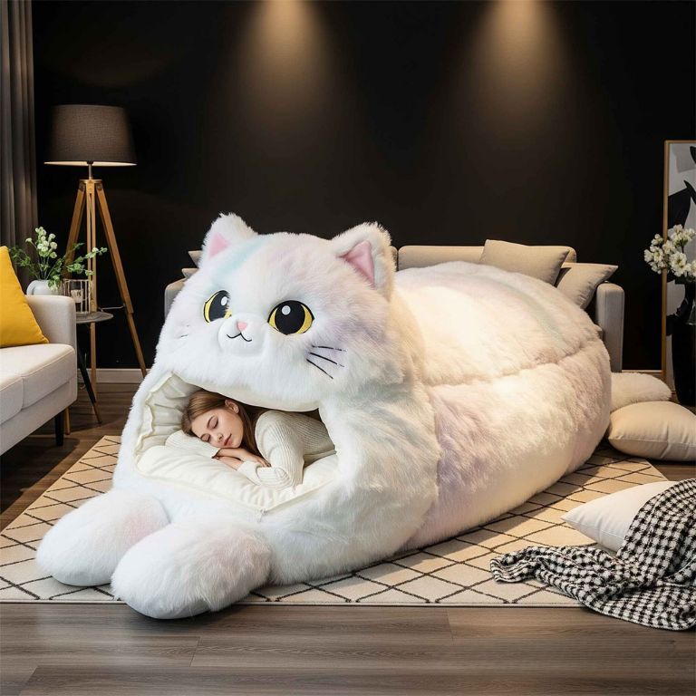 2025 Latest Fluffy Cat Sleeping Bags | Cozy, Cute & Purr-fectly Designed