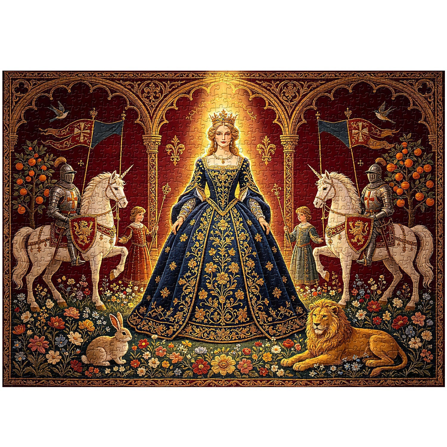 Royal Medieval Radiance Jigsaw Puzzle 1000 Piece