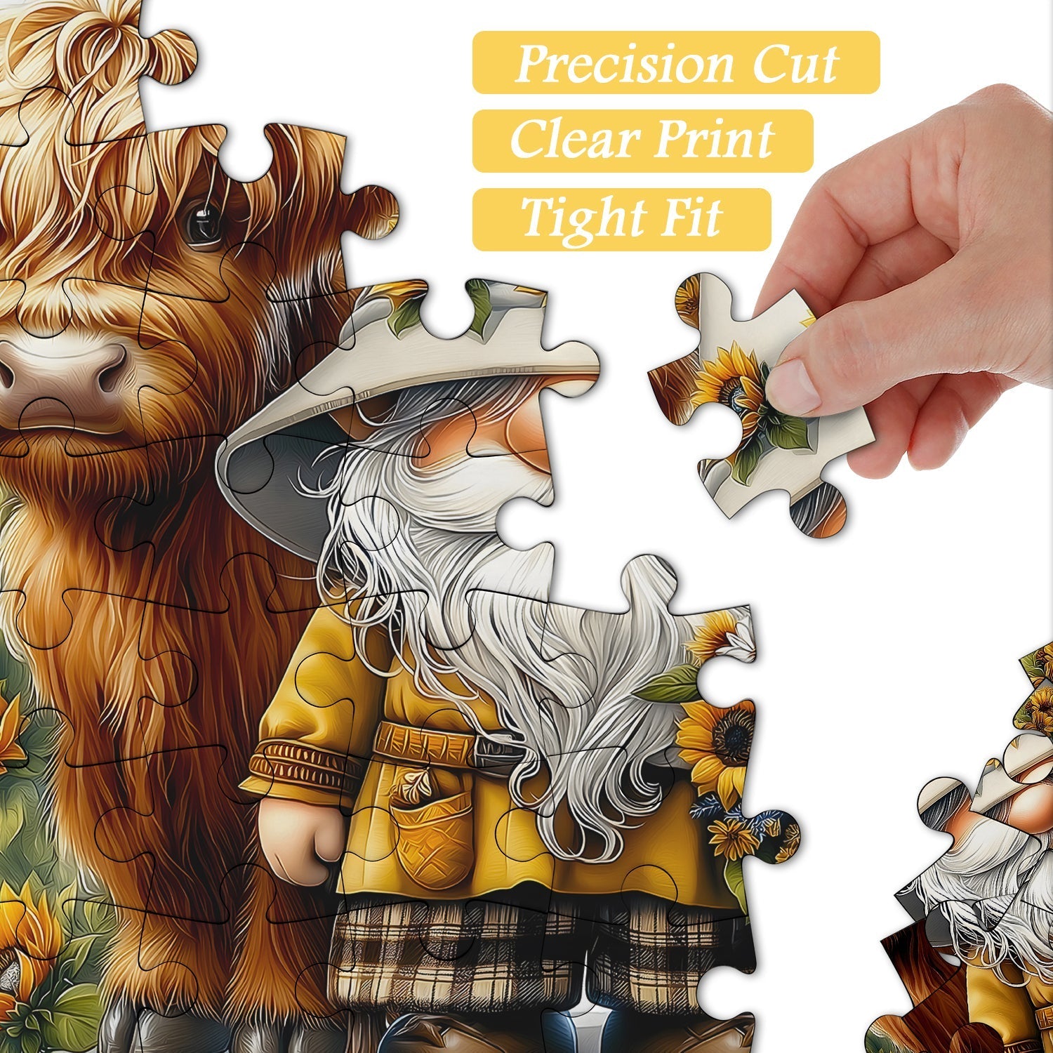 Gnome & Calf Jigsaw Puzzle 1000 Pieces