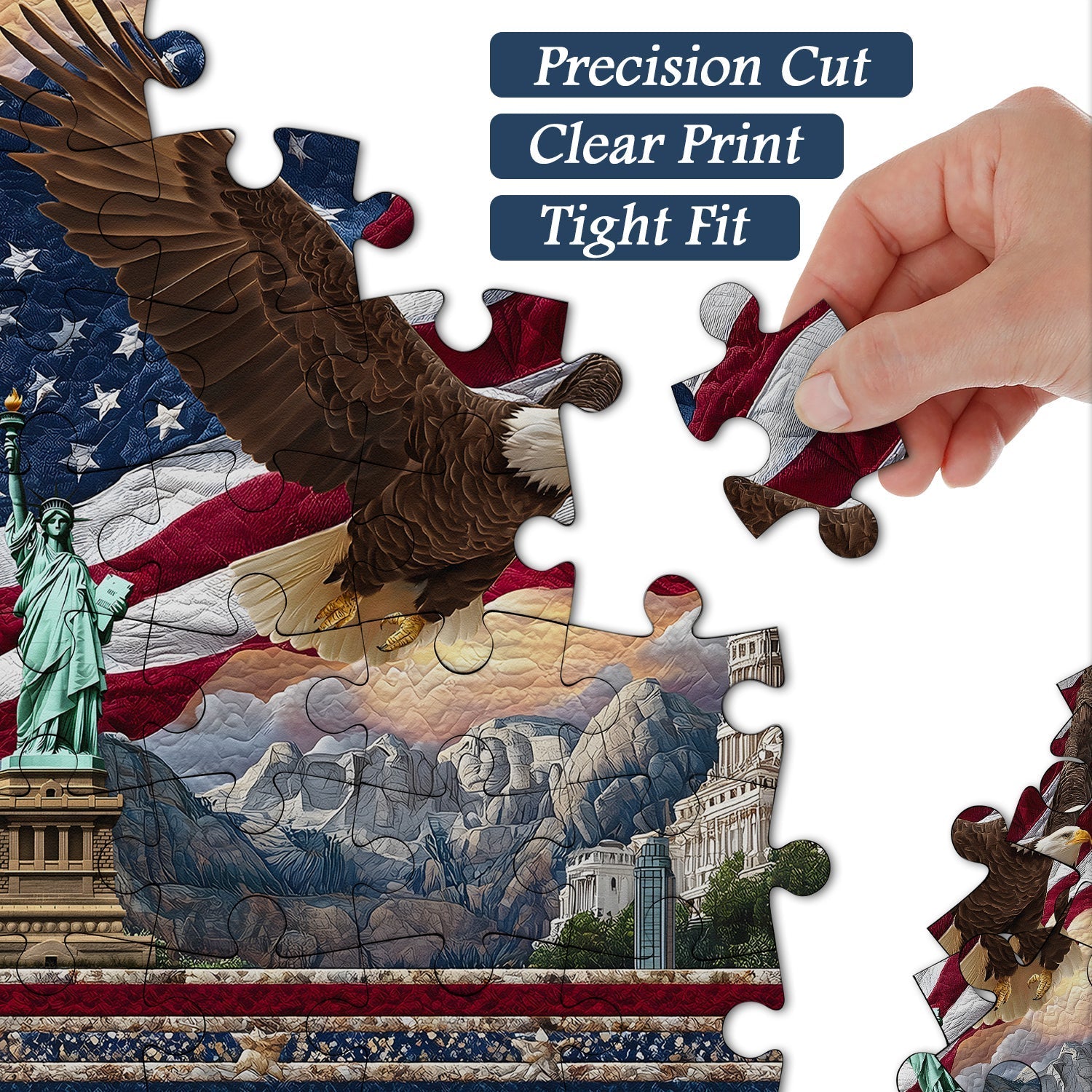 Eagle Over Liberty Jigsaw Puzzle 1000 Pieces