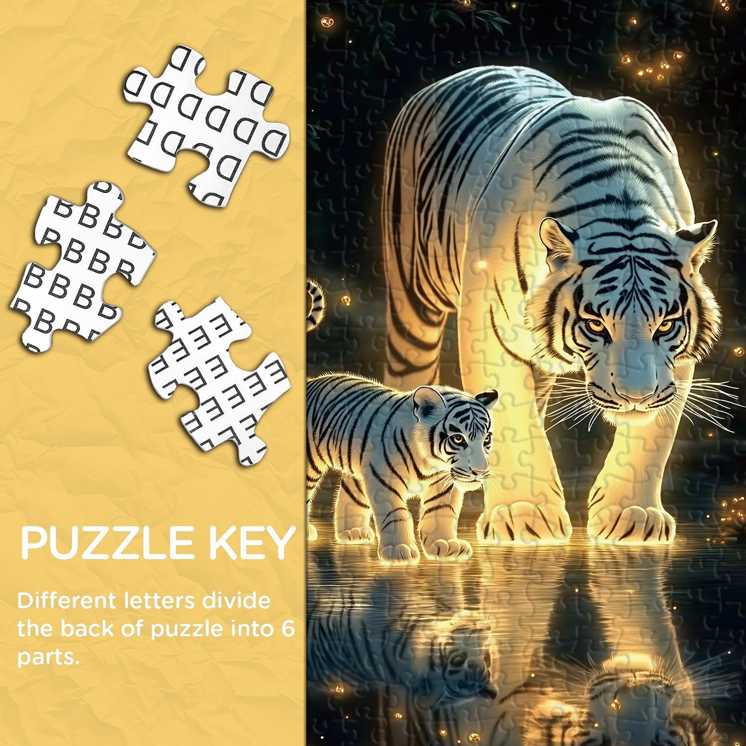 Mother and Cub Jigsaw Puzzle 1000 Pieces