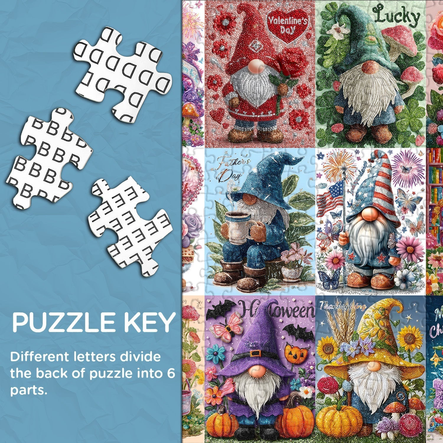 The Festival Gnomes Jigsaw Puzzle 1000 Pieces