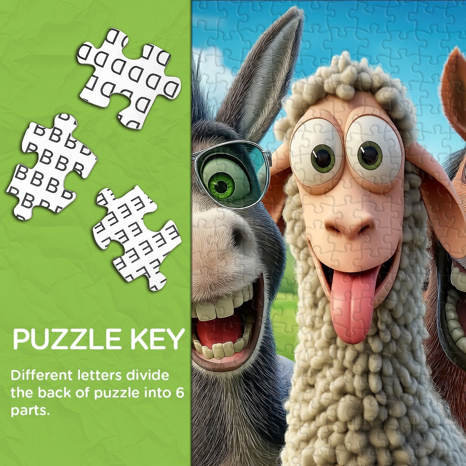 Laughing Ranch Jigsaw Puzzle 1000 Pieces