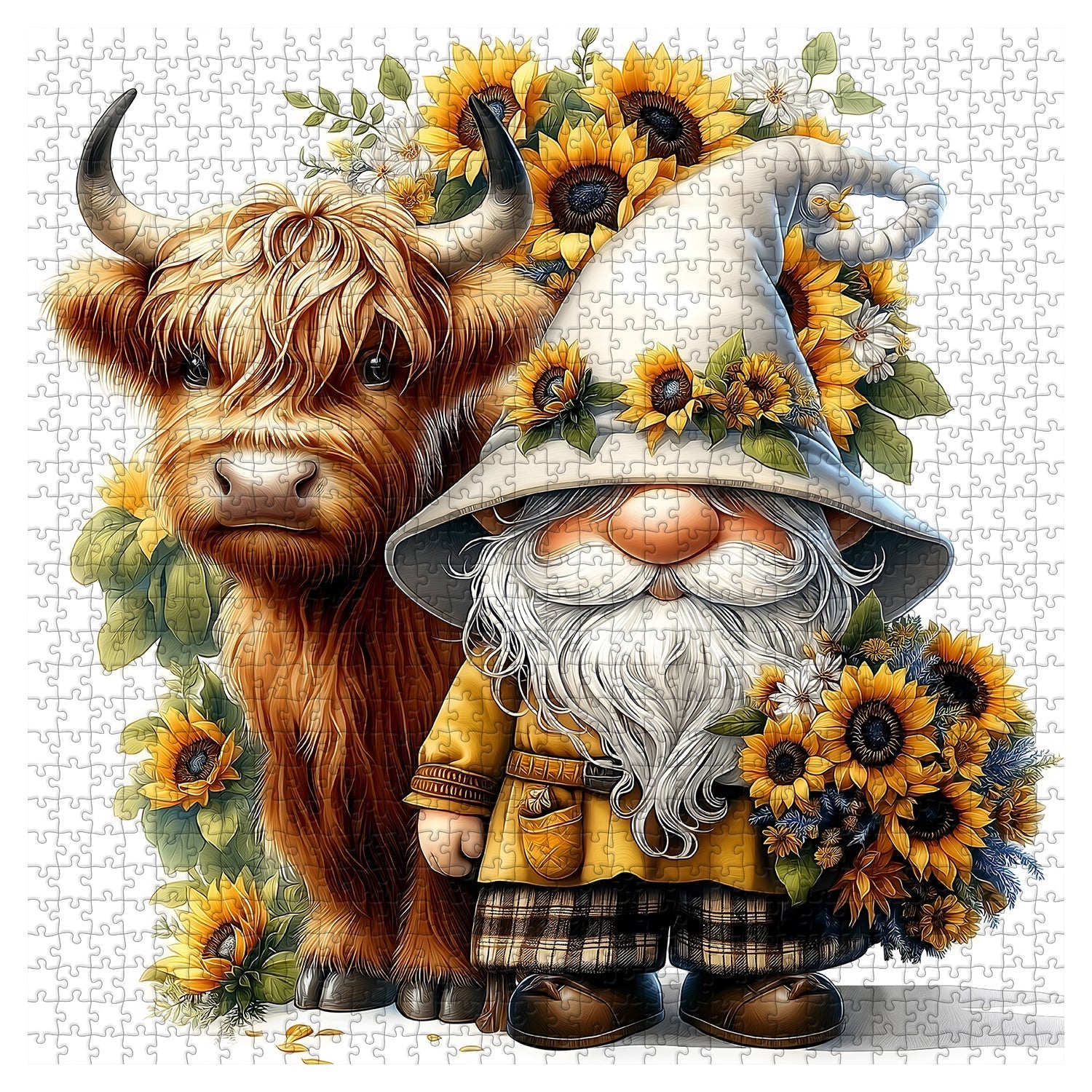 Gnome & Calf Jigsaw Puzzle 1000 Pieces