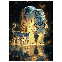 Mother and Cub Jigsaw Puzzle 1000 Pieces