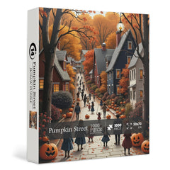 Pumpkin Street Jigsaw Puzzle 1000 Pieces