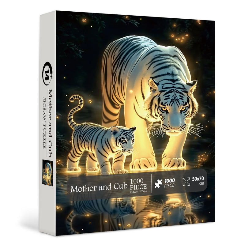 Mother and Cub Jigsaw Puzzle 1000 Pieces