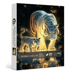 Mother and Cub Jigsaw Puzzle 1000 Pieces