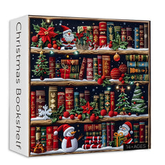 Christmas Bookshelf Jigsaw Puzzles 1000 Pieces