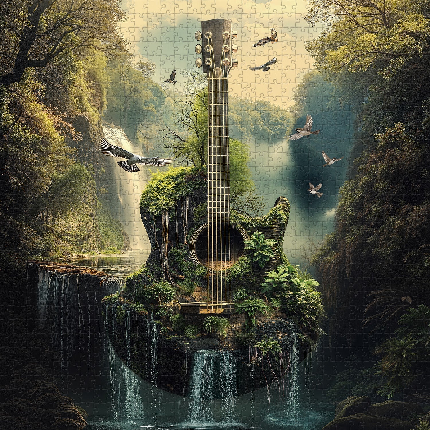 Stringed Forest Jigsaw Puzzles 1000 Pieces