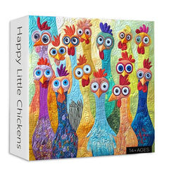Happy Little Chickens Jigsaw Puzzle 1000 Pieces