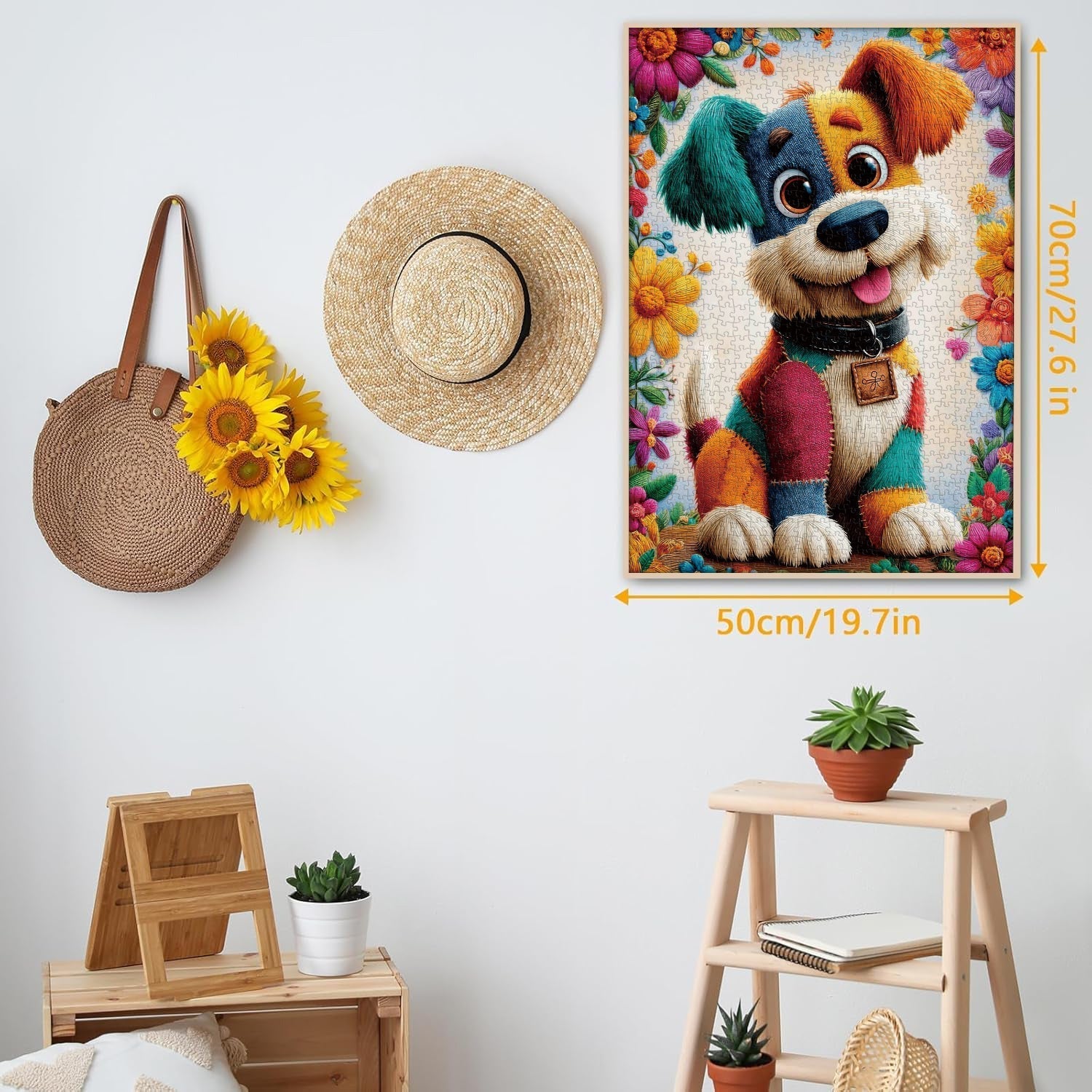 Patchwork Pup Jigsaw Puzzle 1000 Pieces