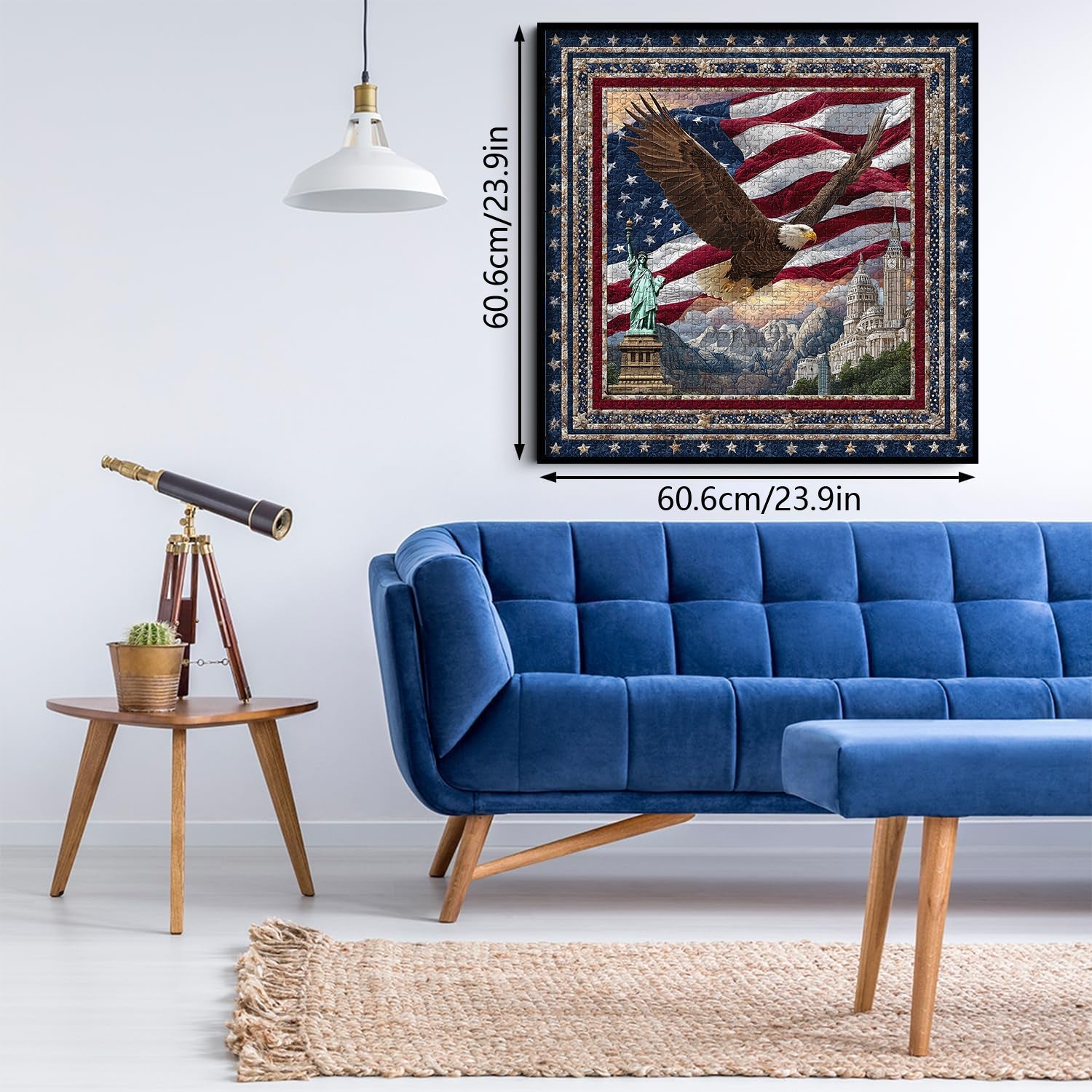 Eagle Over Liberty Jigsaw Puzzle 1000 Pieces