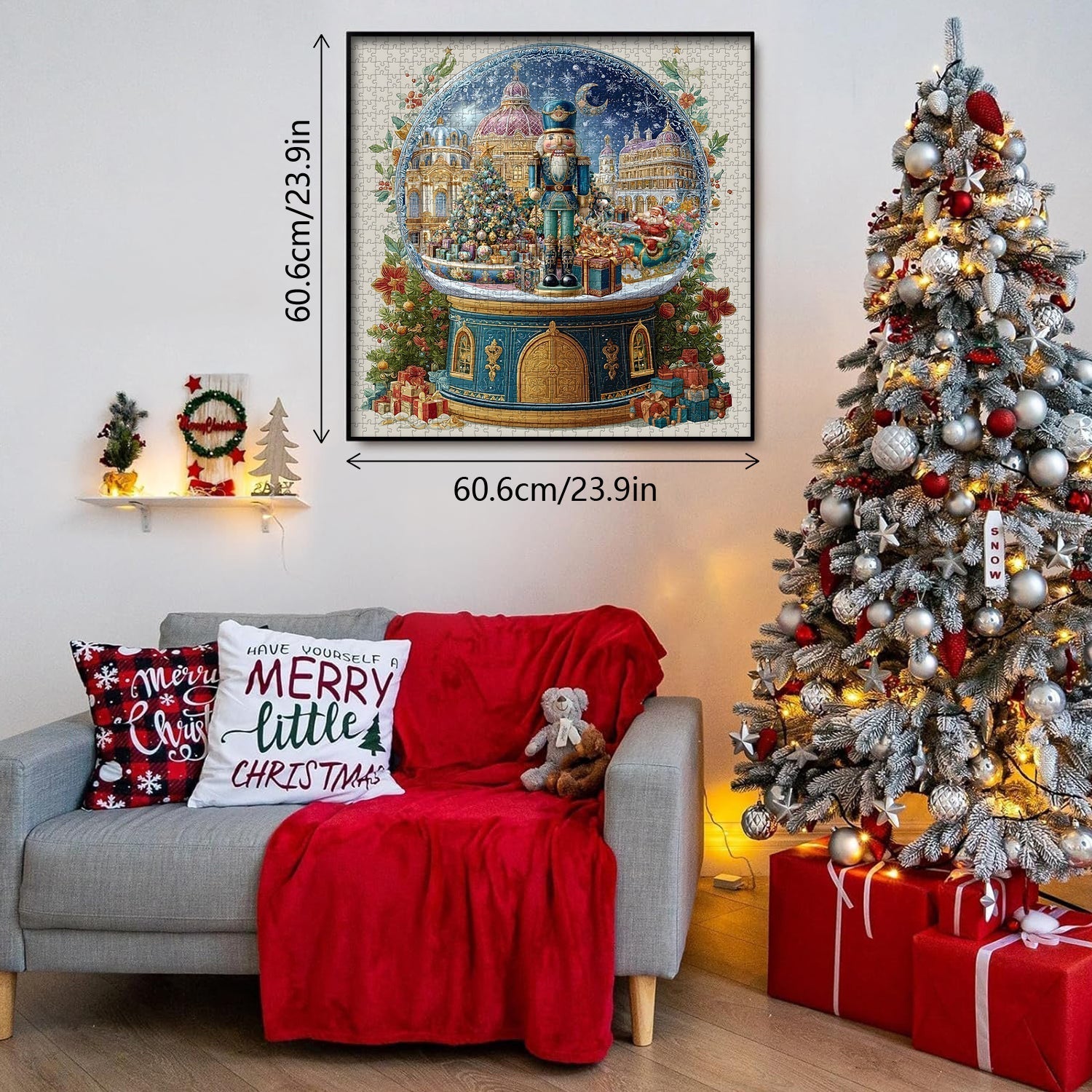 Christmas Nutcracker Globe Jigsaw Puzzle 1000 Piece