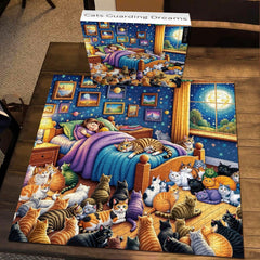 Cats Guarding Dreams Jigsaw Puzzle 1000 Piece