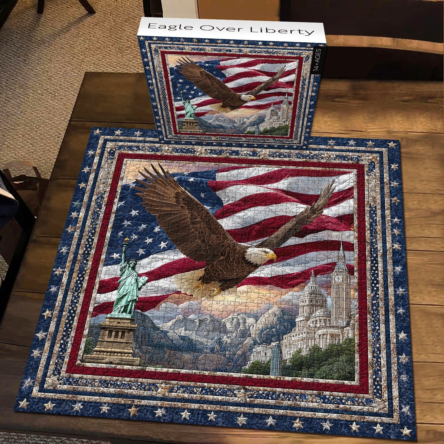 Eagle Over Liberty Jigsaw Puzzle 1000 Pieces