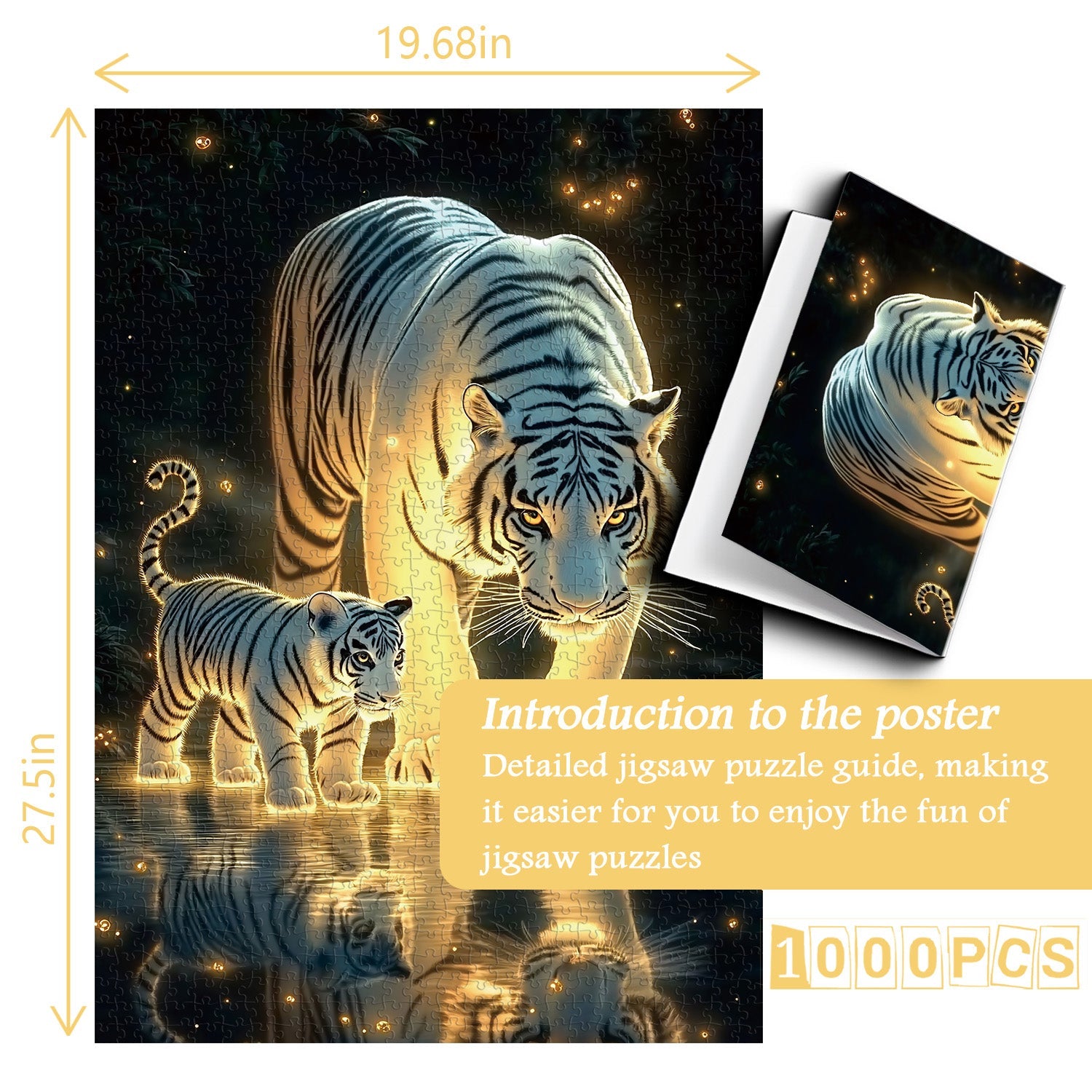 Mother and Cub Jigsaw Puzzle 1000 Pieces
