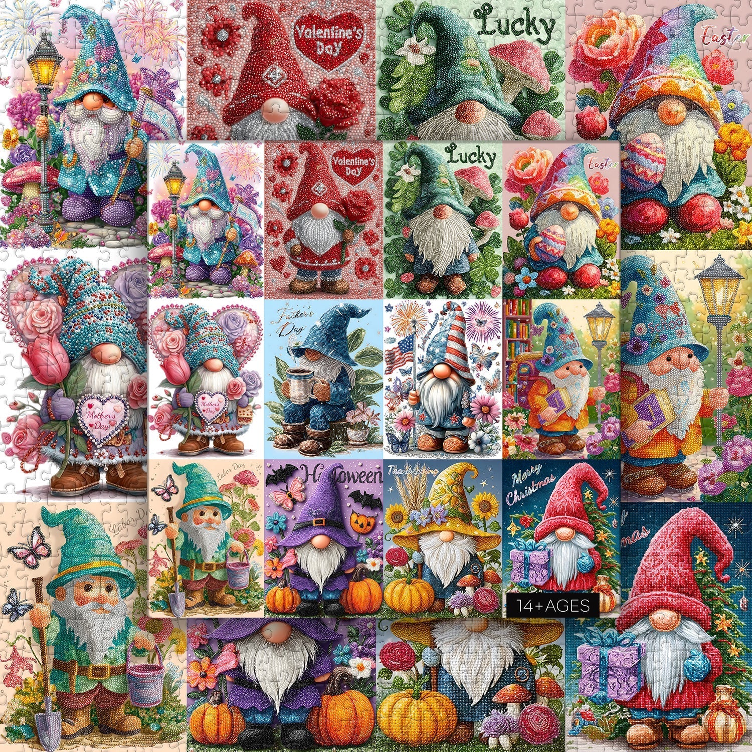 The Festival Gnomes Jigsaw Puzzle 1000 Pieces