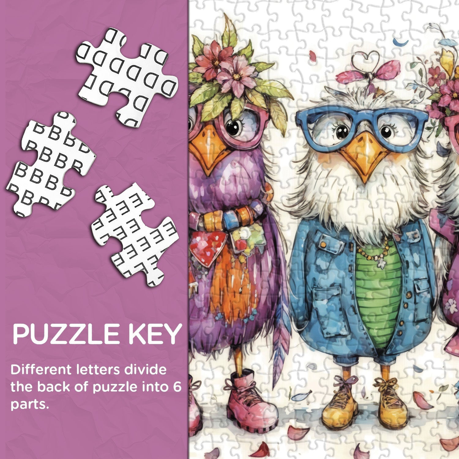 Stylish Chicks Jigsaw Puzzle 1000 Pieces