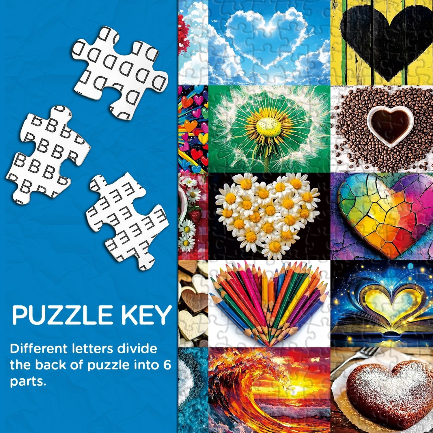 Love's Kaleidoscope Jigsaw Puzzle 1000 Pieces