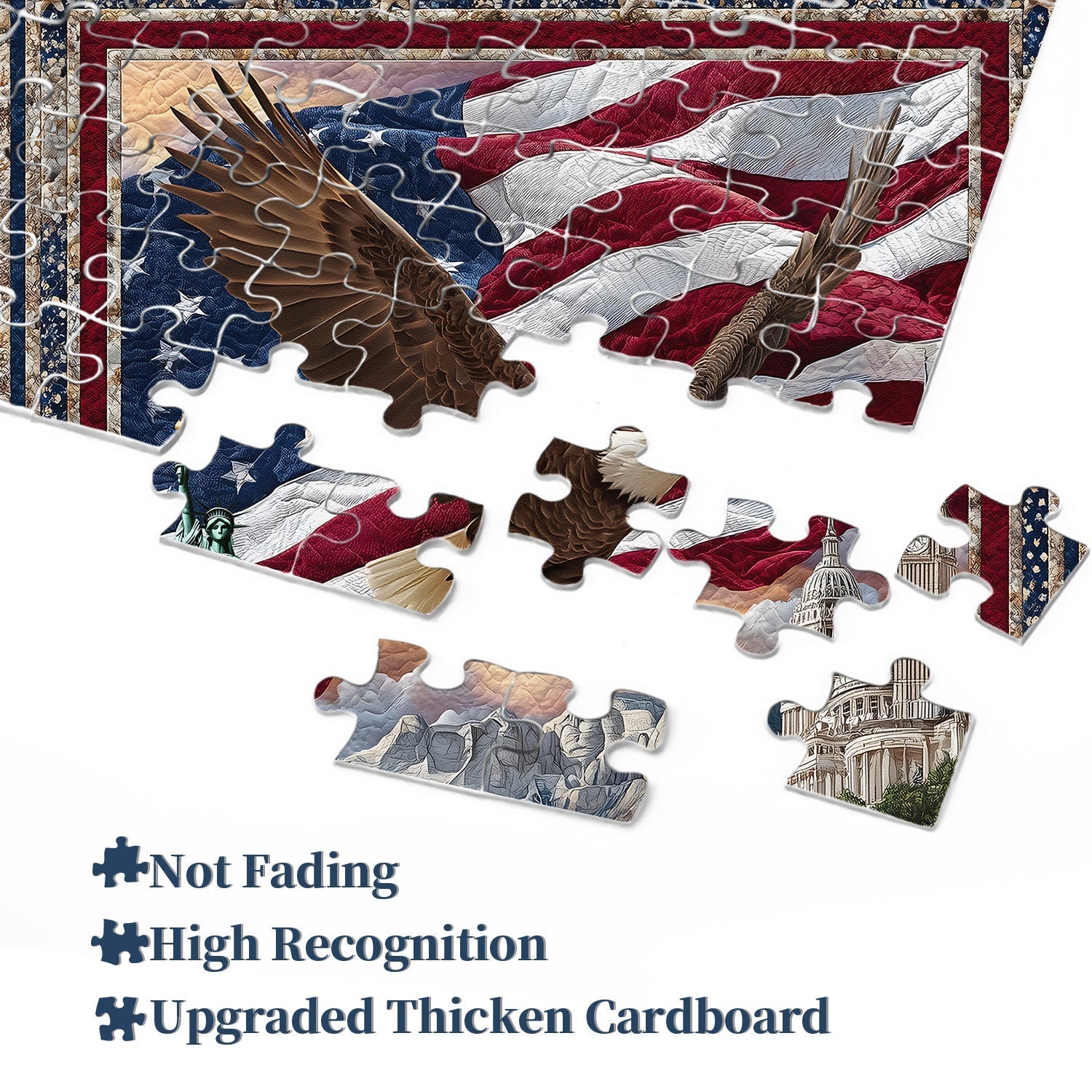 Eagle Over Liberty Jigsaw Puzzle 1000 Pieces