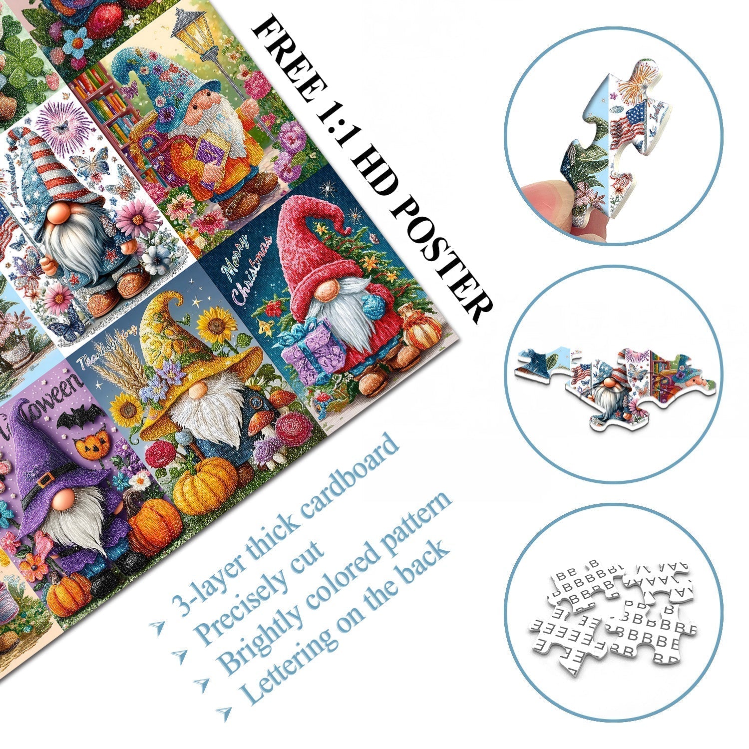 The Festival Gnomes Jigsaw Puzzle 1000 Pieces