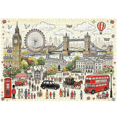 London City Wanderlust Jigsaw Puzzle 1000 Piece