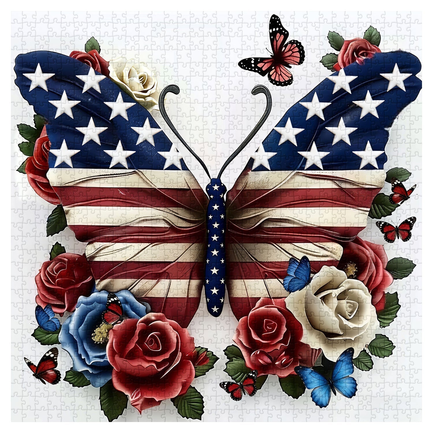 Wings of Patriotism Jigsaw Puzzle 1000 Pieces