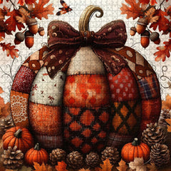 Patchwork Pumpkin Jigsaw Puzzle 1000 Piece
