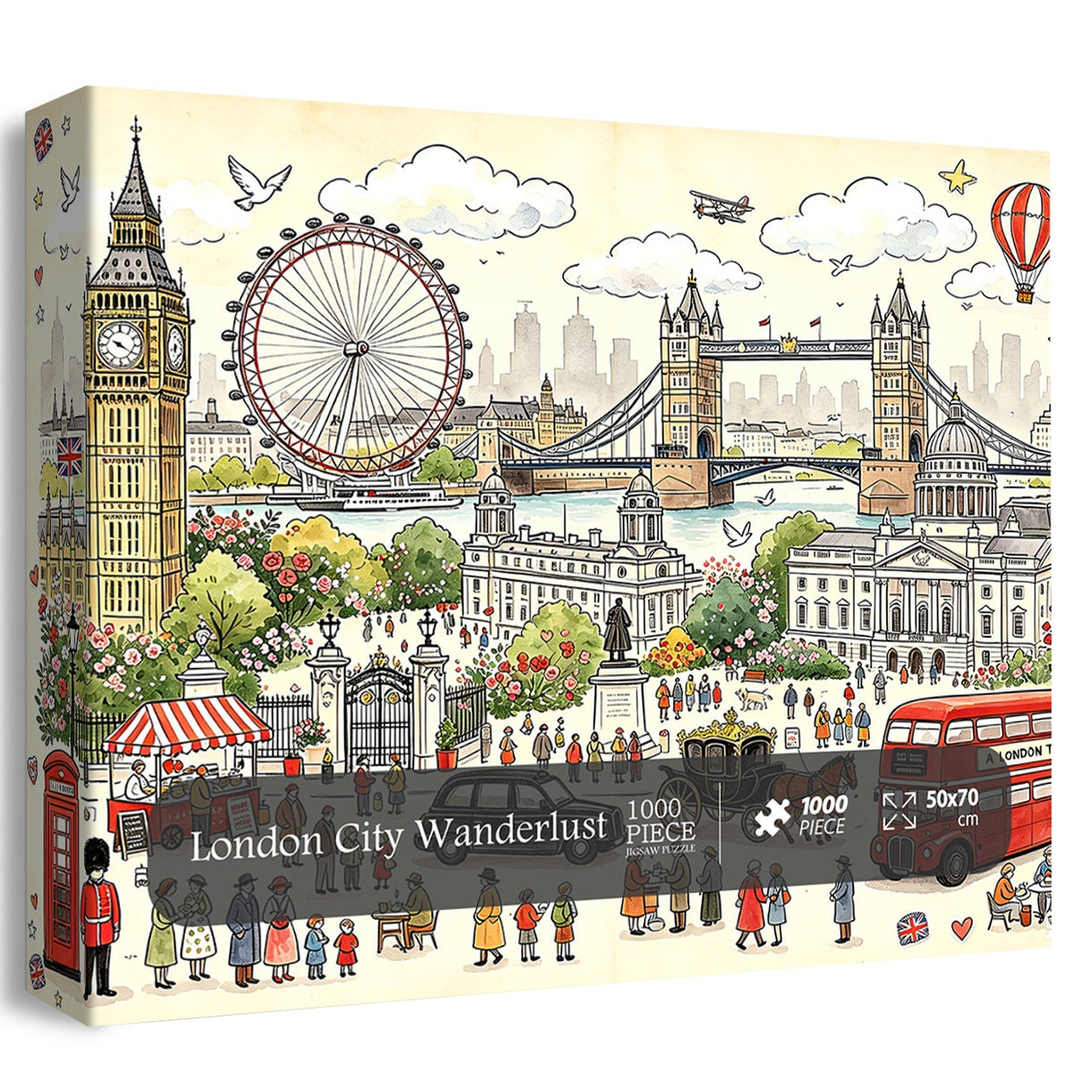 London City Wanderlust Jigsaw Puzzle 1000 Piece