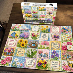Hello Spring Jigsaw Puzzle 1000 Pieces