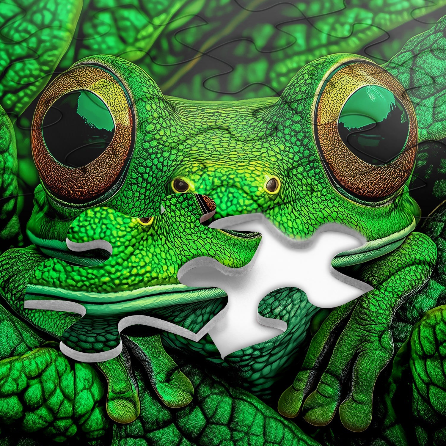 Frog Guardian Jigsaw Puzzles 1000 Pieces