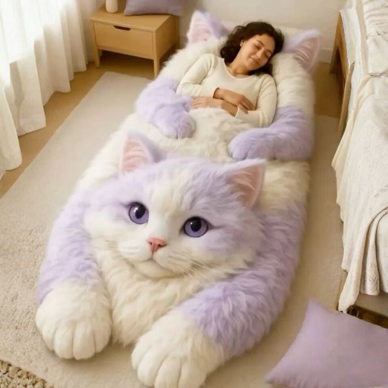 2025 Latest Fluffy Cat Sleeping Bags | Cozy, Cute & Purr-fectly Designed