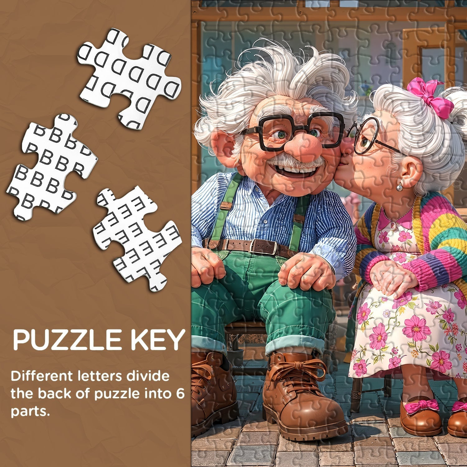 Sweet Café Kiss Jigsaw Puzzle 1000 Pieces
